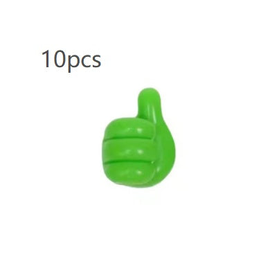 Multifunctional Clip Holder Thumb Hooks Wire Organizer Wall Hooks Hanger Strong Wall Storage Holder For Kitchen Bathroom El Pazar