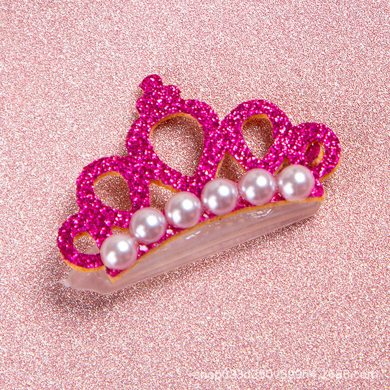 New Pet Products Cat Frog Clip Crown Pearl Head Teddy Pet Head Flower Hair Clip Pet Products Headwear eprolo