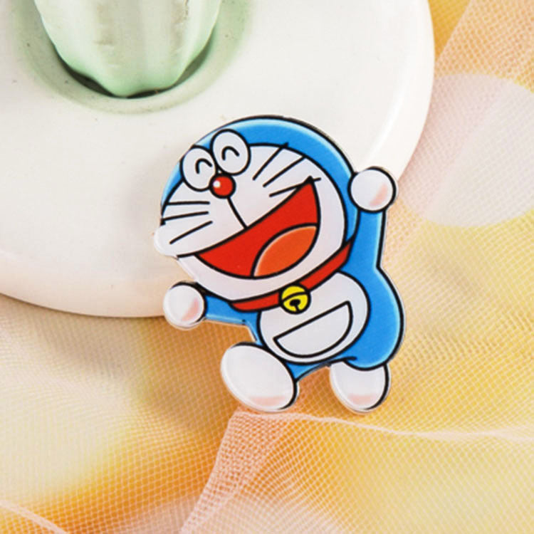 Japanese Cartoon Acrylic Brooch Cute Robot Cat Anime Badge Custom Children's Bag Pendant Accessories Patch eprolo