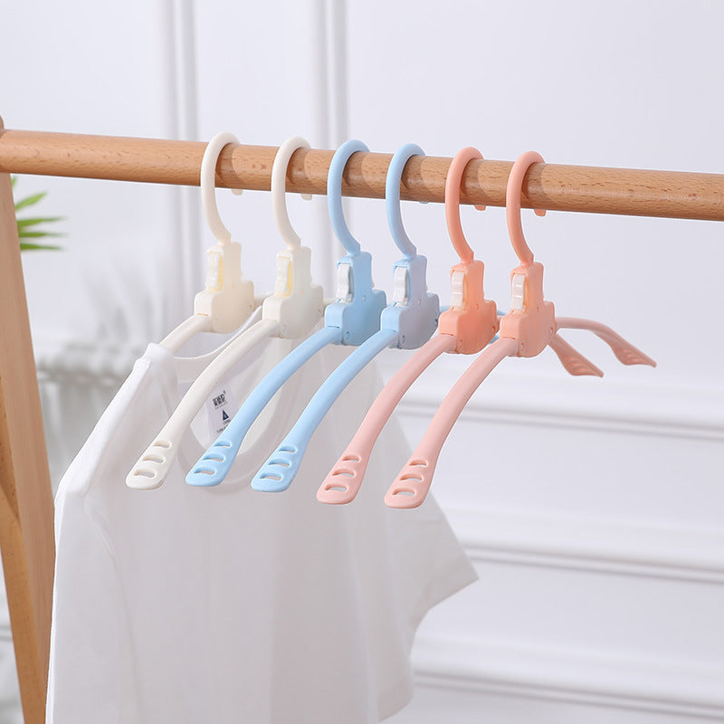 Clothes Support Non-Slip Magic Plastic Foldable Clothes Hanger Travel Travel Portable Travel Clothes Drying Rack Hanger eprolo