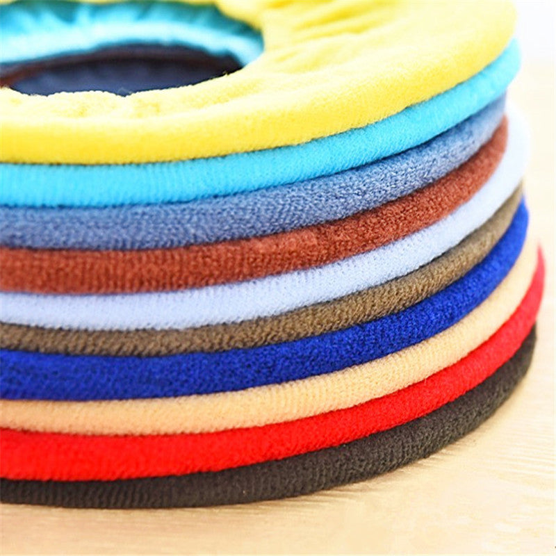 O-Shape Universal Toilet Ring Polyester Thickened Toilet Seat Cover Seat Toilet Cover Toilet Cleaning Dust Cover eprolo