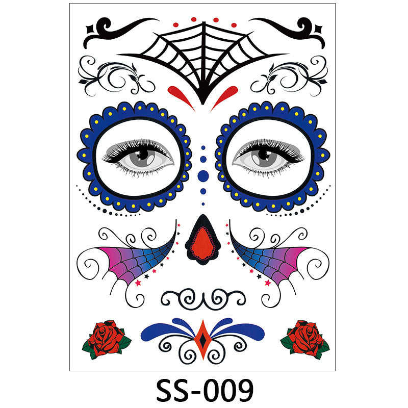 Halloween face sticker eprolo