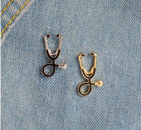 Stethoscope Brooch Pins Nurse Jewelry eprolo