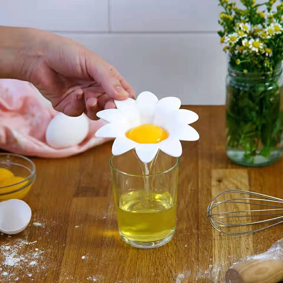 New Daisy Egg White Separator Creative Flower Egg Separator eprolo