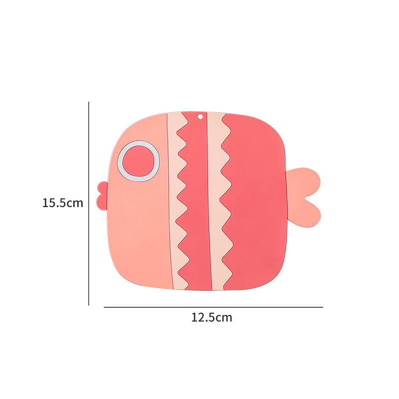 Insulation Pad High Temperature Silicone Anti-Scalding Table Mat Household Cartoon Coaster Casserole Mat Bowl Plate Heat Insulation Mat eprolo