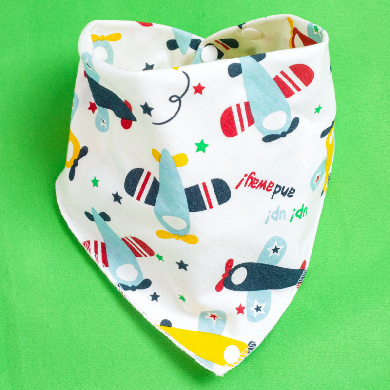 Baby Drooling Towel Baby Triangle Towel Double Layer According To The Buckle Newborn Child Headscarf Bib Scarf Spring And Summer Four Seasons eprolo