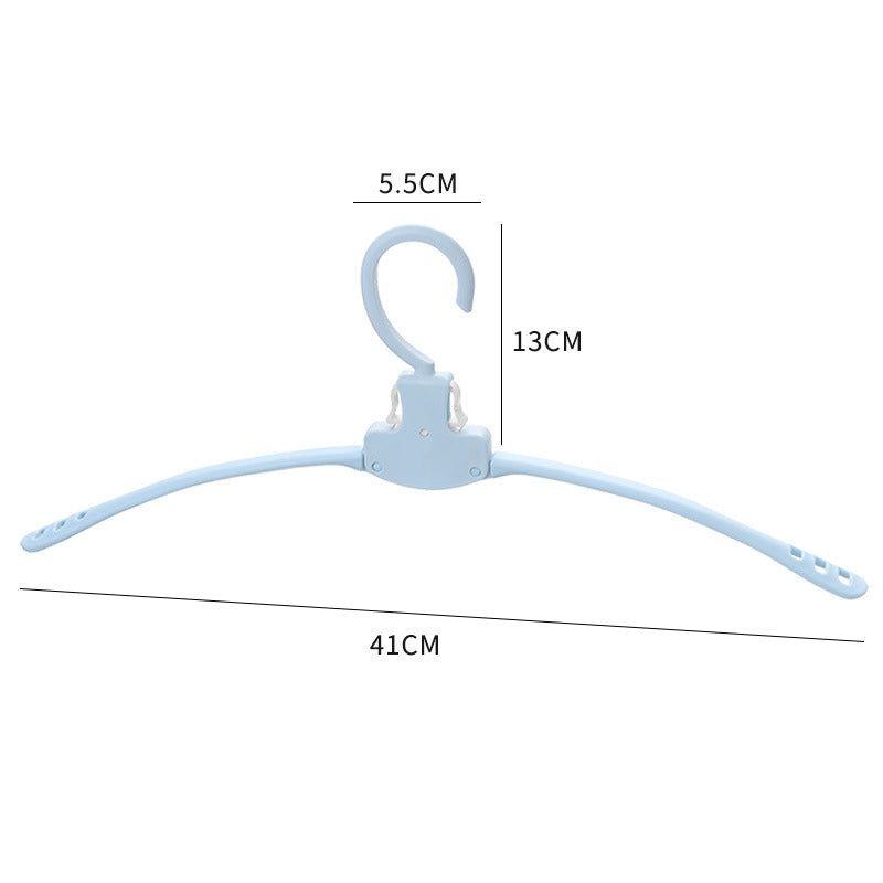Clothes Support Non-Slip Magic Plastic Foldable Clothes Hanger Travel Travel Portable Travel Clothes Drying Rack Hanger eprolo