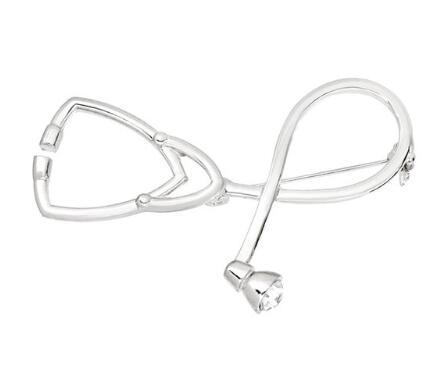 Stethoscope Brooch Pins Nurse Jewelry eprolo