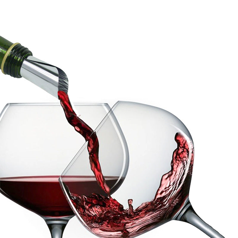 Aluminum Foil Wine Pouring Piece Round Wine Drainage Piece PET Environmental Protection Material Wine Pourer eprolo