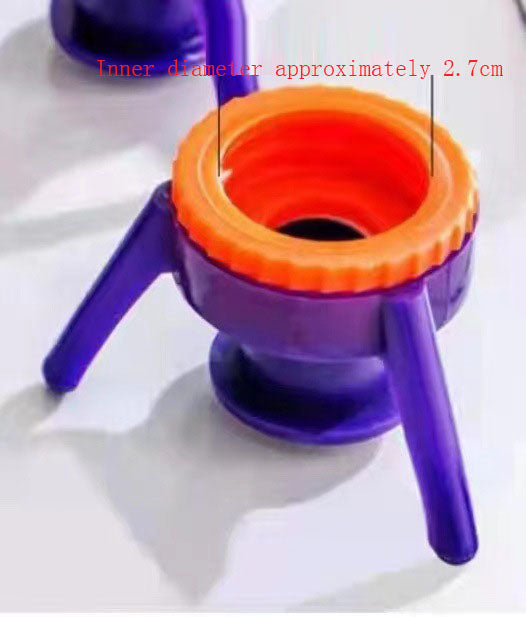 Inverted bottle cap, large, medium, small, and sub size, multifunctional three legged stand, shower gel, shampoo, leak proof bot eprolo