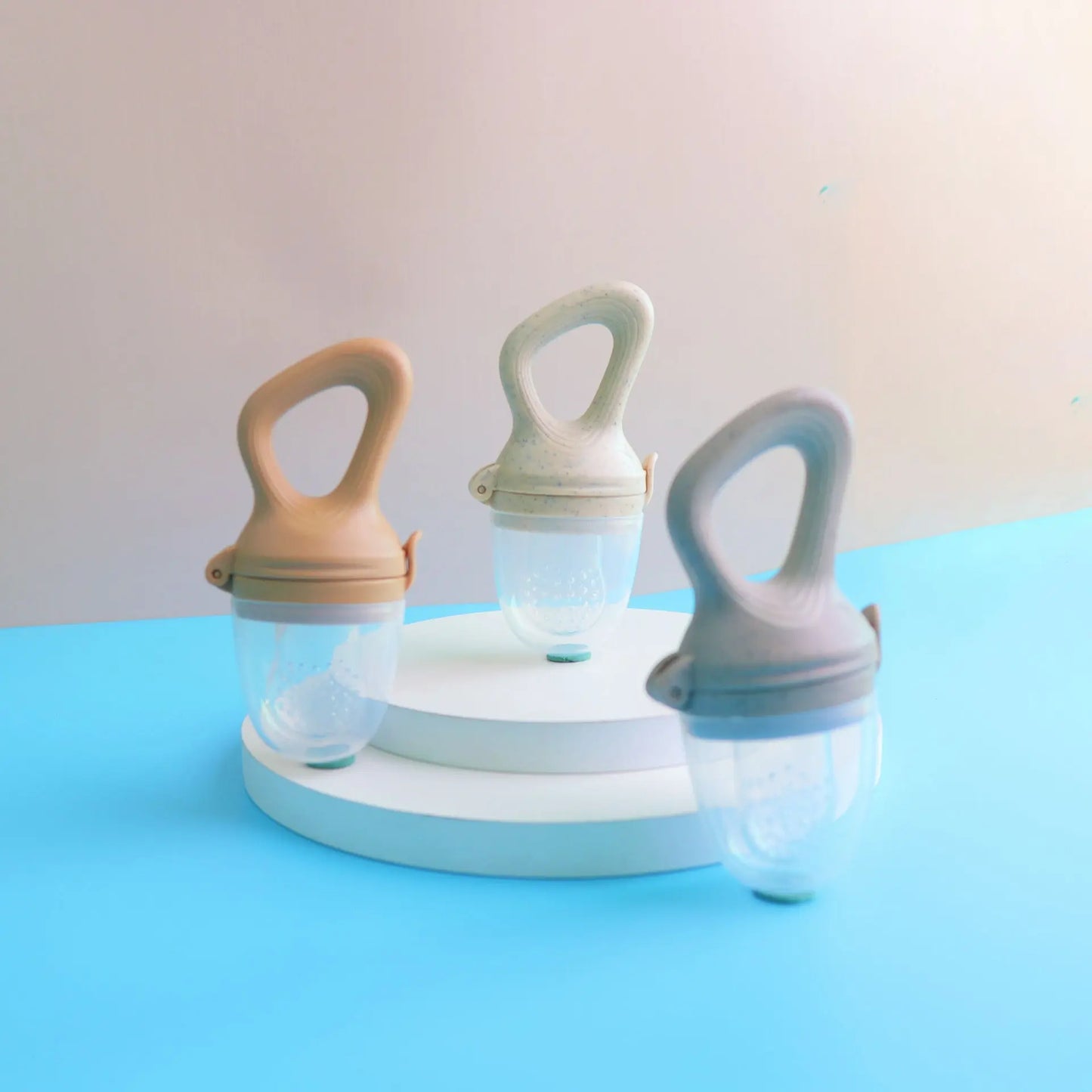 Baby Wheat Straw Food Feeder Silicone Nipple El Pazar