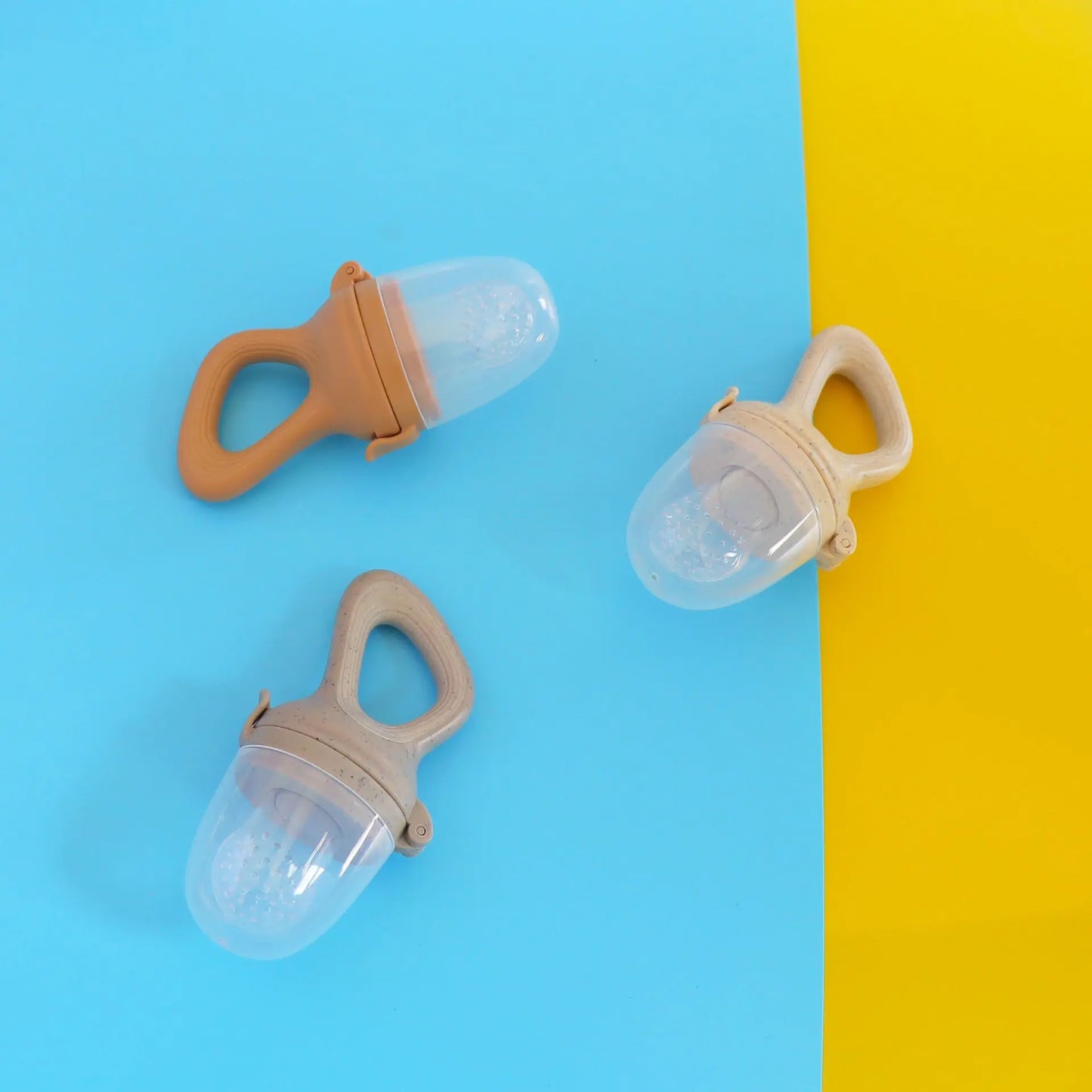 Baby Wheat Straw Food Feeder Silicone Nipple El Pazar