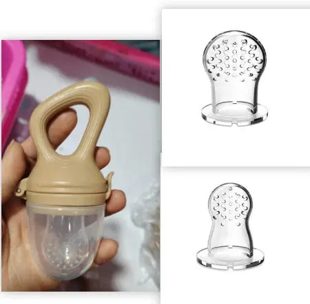 Baby Wheat Straw Food Feeder Silicone Nipple El Pazar