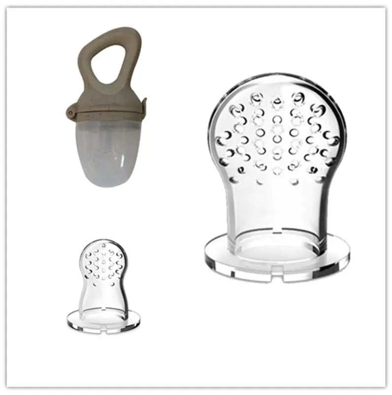Baby Wheat Straw Food Feeder Silicone Nipple El Pazar
