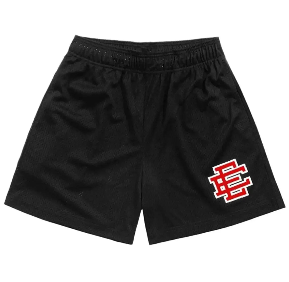Basic Shorts For Men, Plain Pattern, Drawstring Closure El Pazar