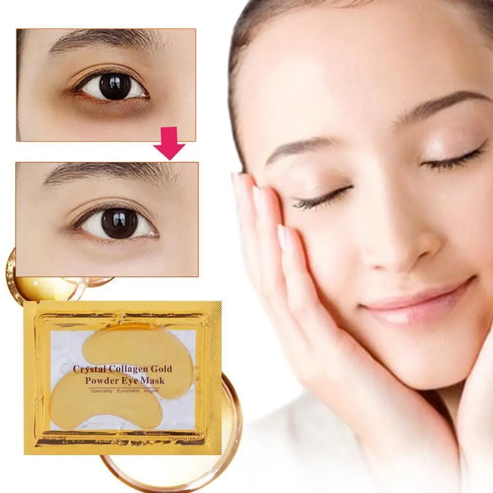 Beauty Gold Crystal Collagen Patches For Eye Anti-Aging Acne Eye Mask Korean Cosmetics Skin Care El Pazar