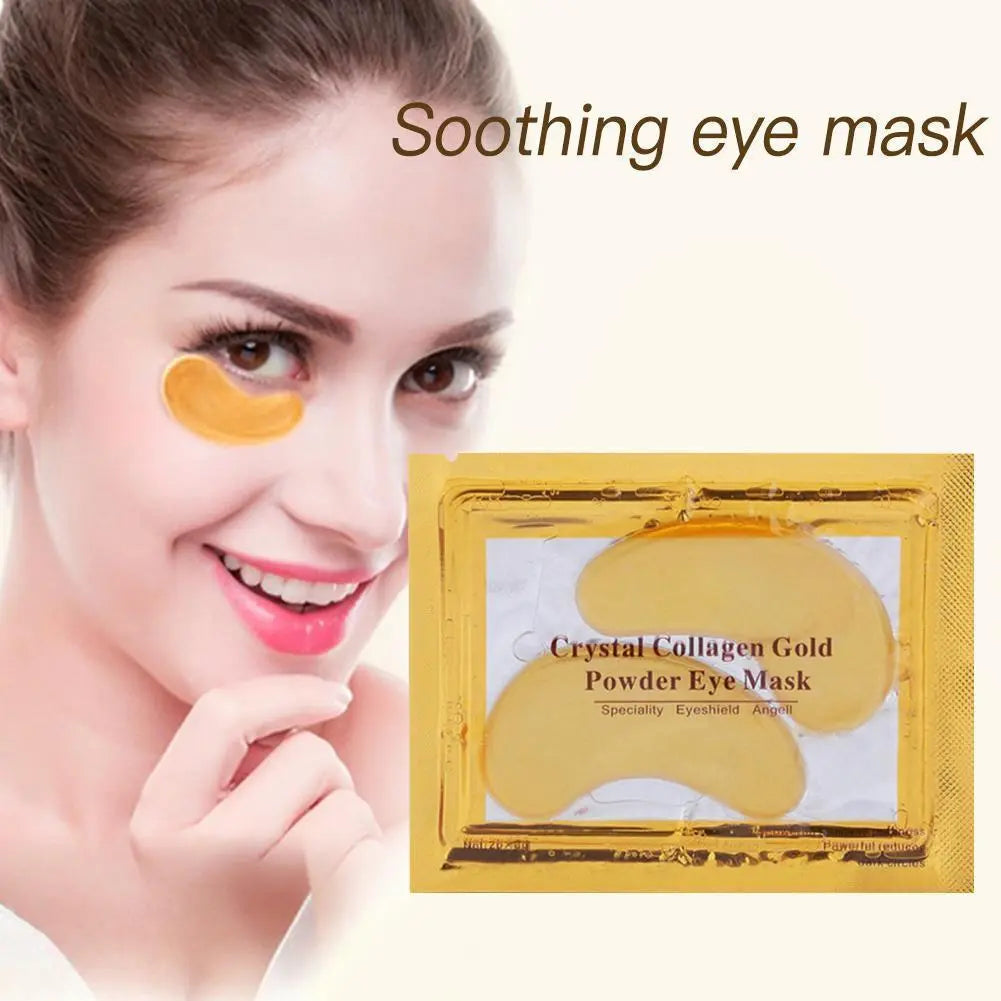 Beauty Gold Crystal Collagen Patches For Eye Anti-Aging Acne Eye Mask Korean Cosmetics Skin Care El Pazar