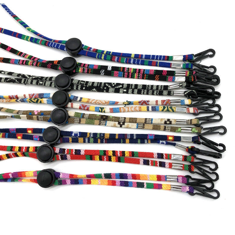 Ethnic Style Lanyard Lanyard Mask Lanyard Adjustable Mask Lanyard Anti-Lost Rope eprolo