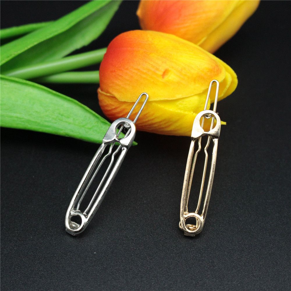 Exquisite Wedding Jewelry Hair Clip Metal Pin Shape Hair Ornaments Decorated Clip For Women Girls Hair Accessorie eprolo