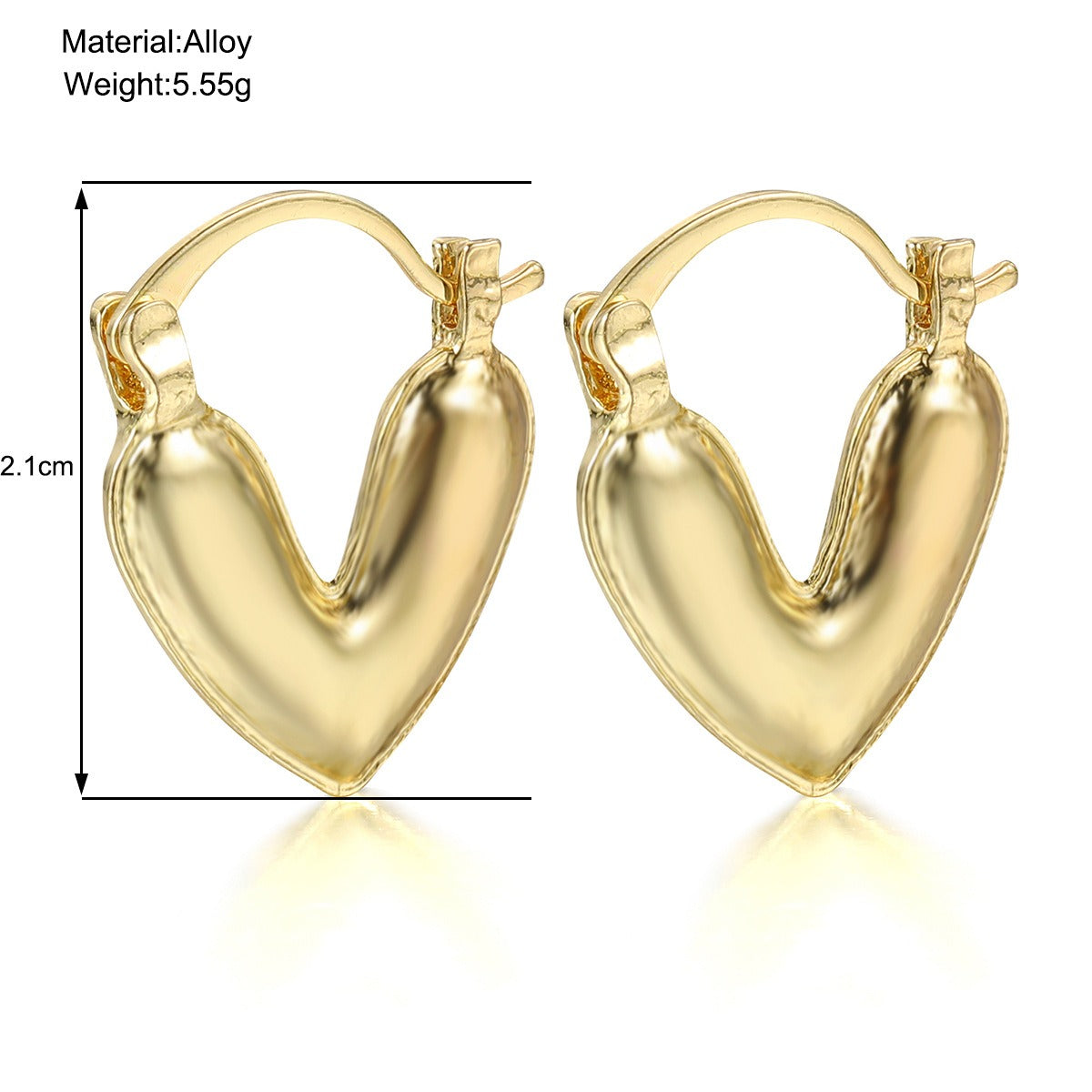 Fresh, sweet, gentle, and caring glaze ear clasps for girls, light and luxurious, high-end, small and exquisite temperament earrings eprolo
