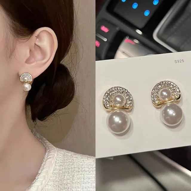 New Light Luxury, Small and High end Design, Explosive Earrings, Female Silver Needle Ear Jewelry eprolo