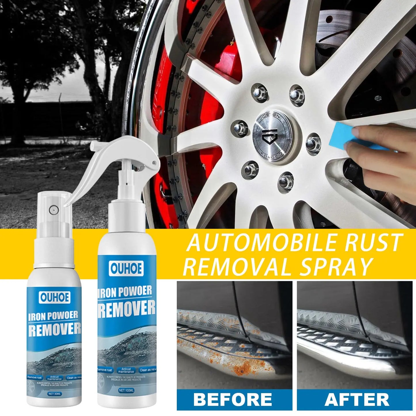 Car Iron Powder Rust Spray Anti-rust Rust Remover El Pazar