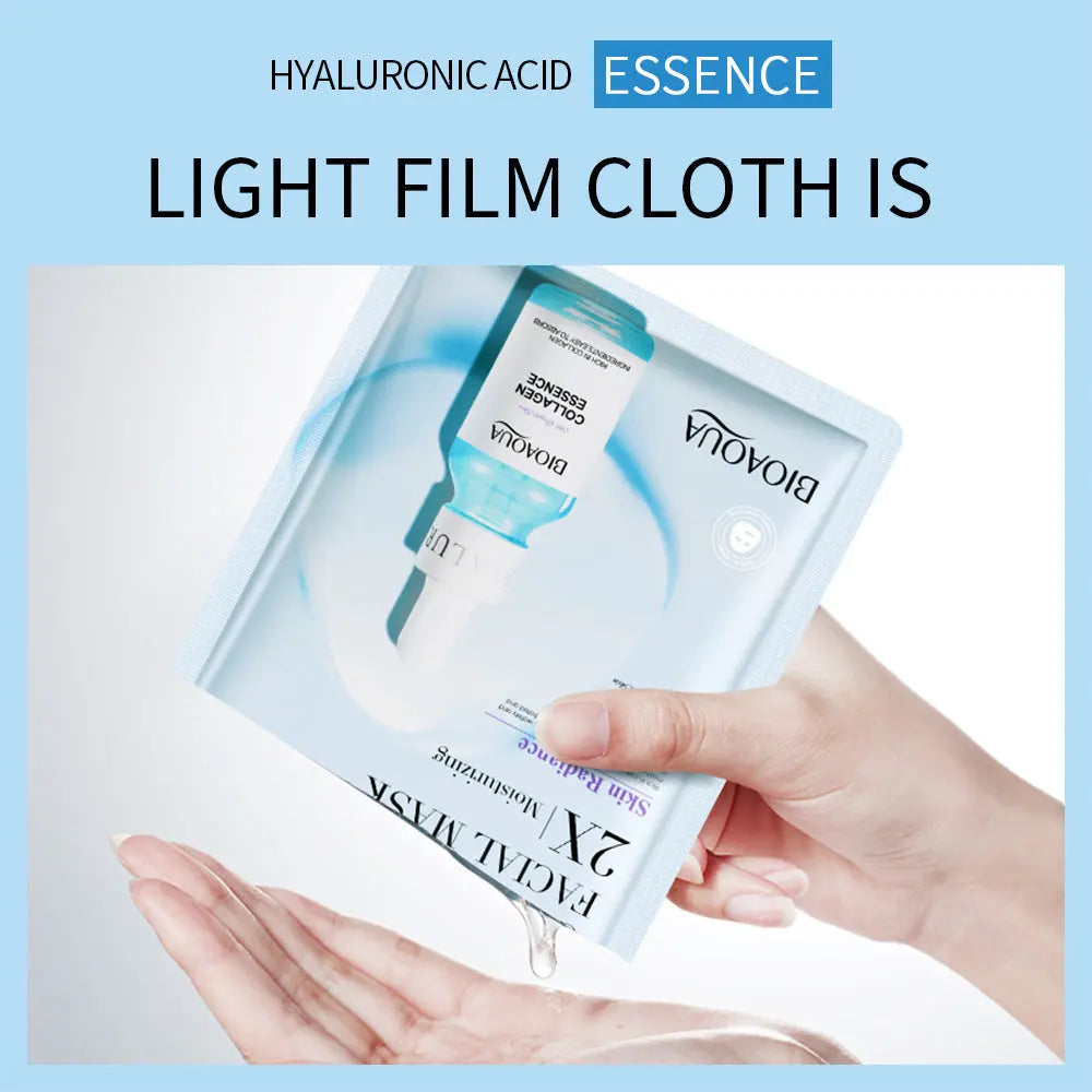 Collagen Face Mask Moisturizing Firming Face Sheet Mask Hyaluronic Acid Facial Masks Beauty Skin Care Gel Skin Care El Pazar