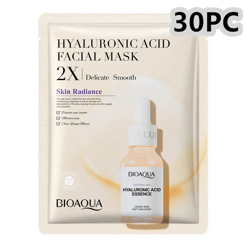 Collagen Face Mask Moisturizing Firming Face Sheet Mask Hyaluronic Acid Facial Masks Beauty Skin Care Gel Skin Care El Pazar
