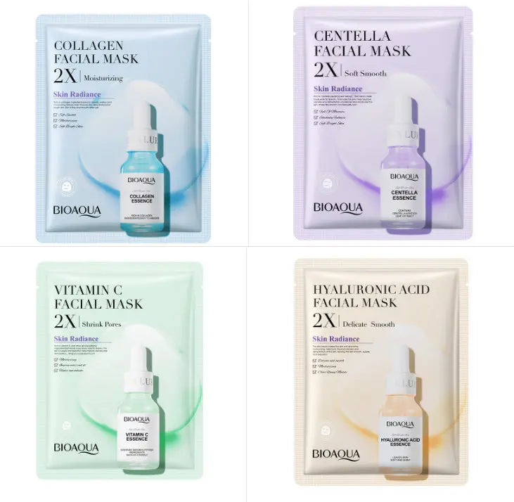 Collagen Face Mask Moisturizing Firming Face Sheet Mask Hyaluronic Acid Facial Masks Beauty Skin Care Gel Skin Care El Pazar