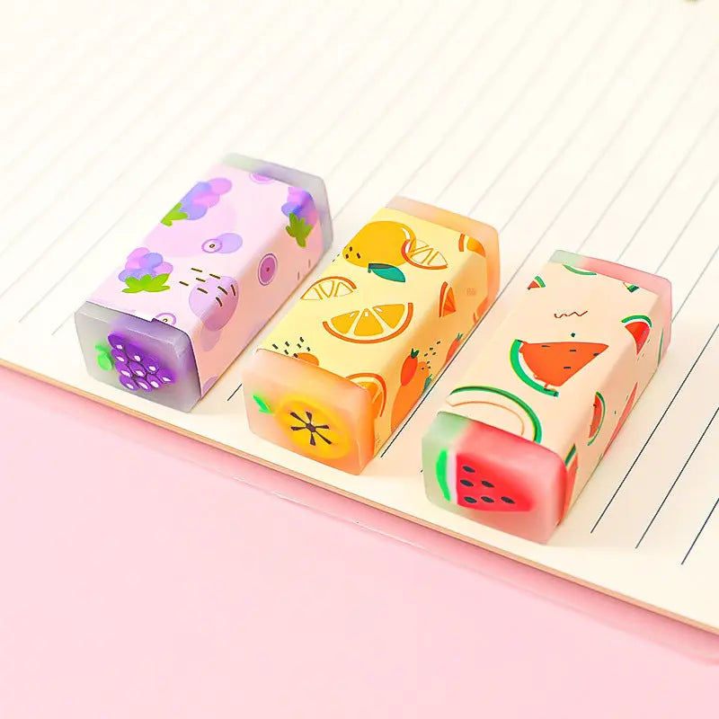 Creative Stationery Fruit Eraser Sassafras Students Learn El Pazar