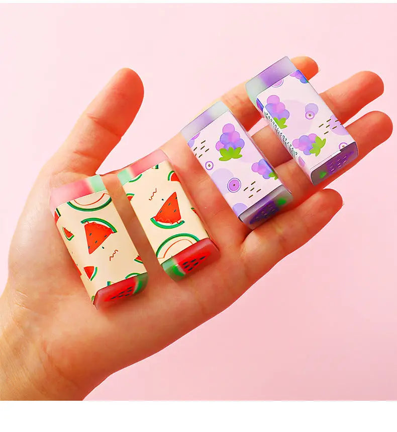 Creative Stationery Fruit Eraser Sassafras Students Learn El Pazar