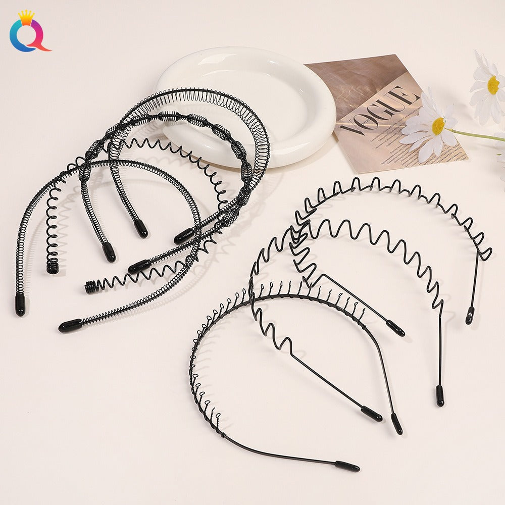 Minimal metal base facial wash hair band, no marks on the back of the head, pressed hair clip, high-end feel headband hair accessories eprolo
