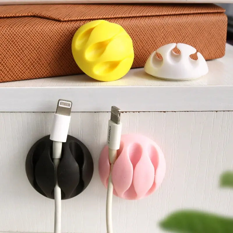 Desktop Simple Cable Winder USB Cable Finishing Holder El Pazar