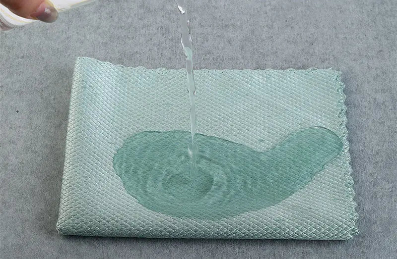 Dish Cloth Non-Stick Oil Rags Household Kitchen Bowl Absorbent Scouring Cloth El Pazar