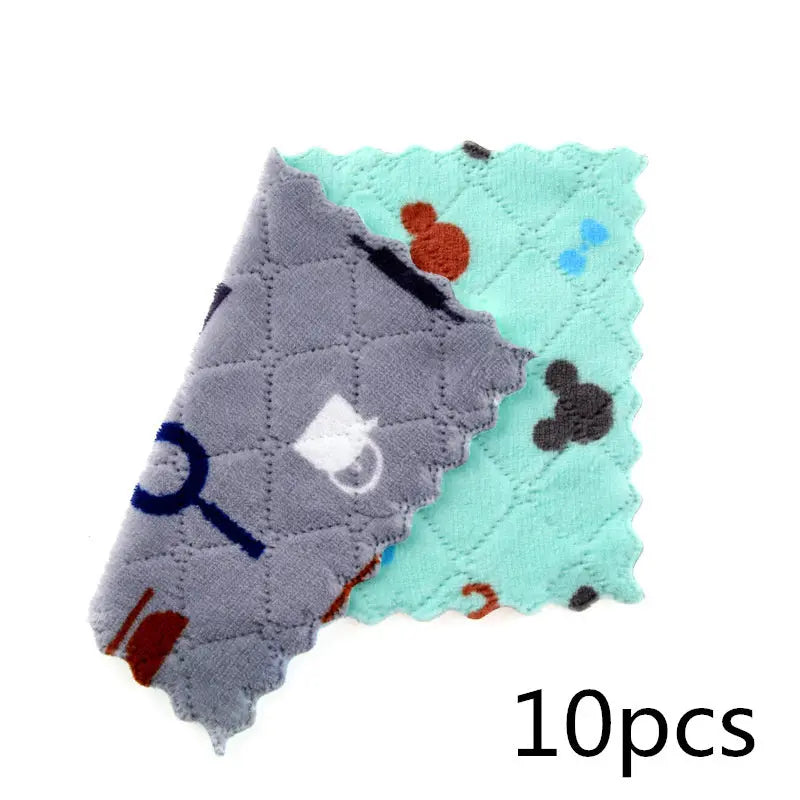 Double-sided Thickened Coral Fleece Household Scouring Pad El Pazar