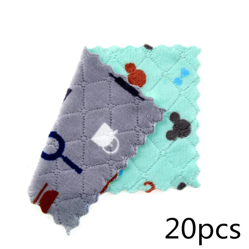 Double-sided Thickened Coral Fleece Household Scouring Pad El Pazar