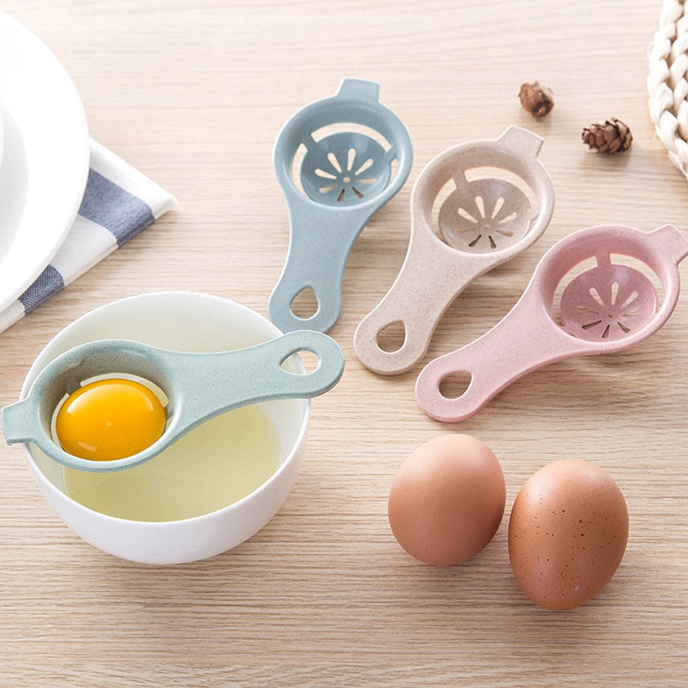 Dropship Kitchen Eggs Tool Egg Yolk Separator Food-grade Egg Divider Protein Separation Hand Eggs Gadgets Kitchen Accessories eprolo