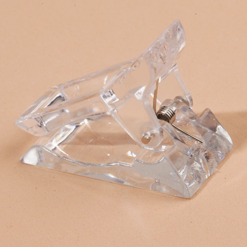 Nail crystal clip extension glue auxiliary tool for fixing nail mold clip eprolo