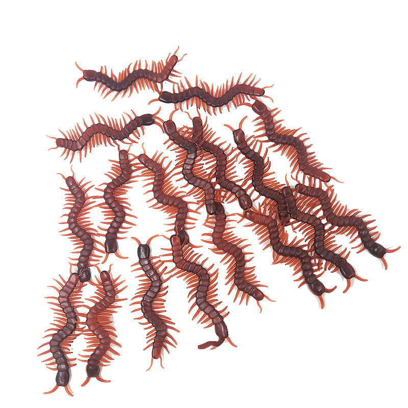 New Exotic Toys Simulation Animal Centipede Tricky Spoof Centipede April Fool's Props Halloween Props eprolo