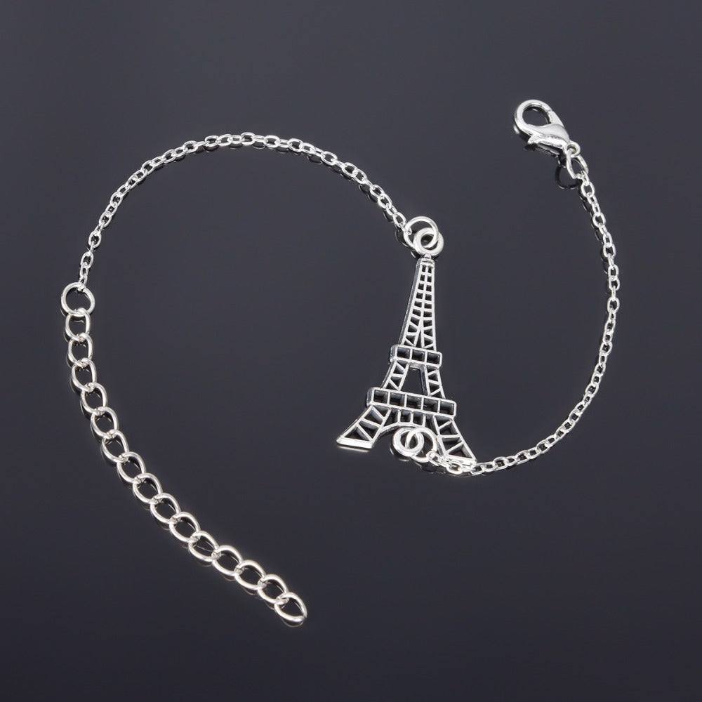 Simple Style Silver Plated Charm Bracelet Jewelry Gift Wedding Banquet eprolo