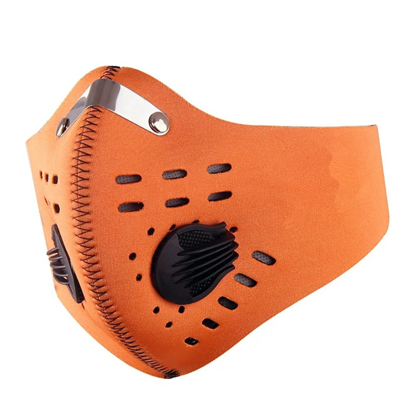 Outdoor Running Anti-Smog Breathing Valve Cycling Mask Activated Carbon Mask Bicycle Windproof Warm Mask Dustproof eprolo