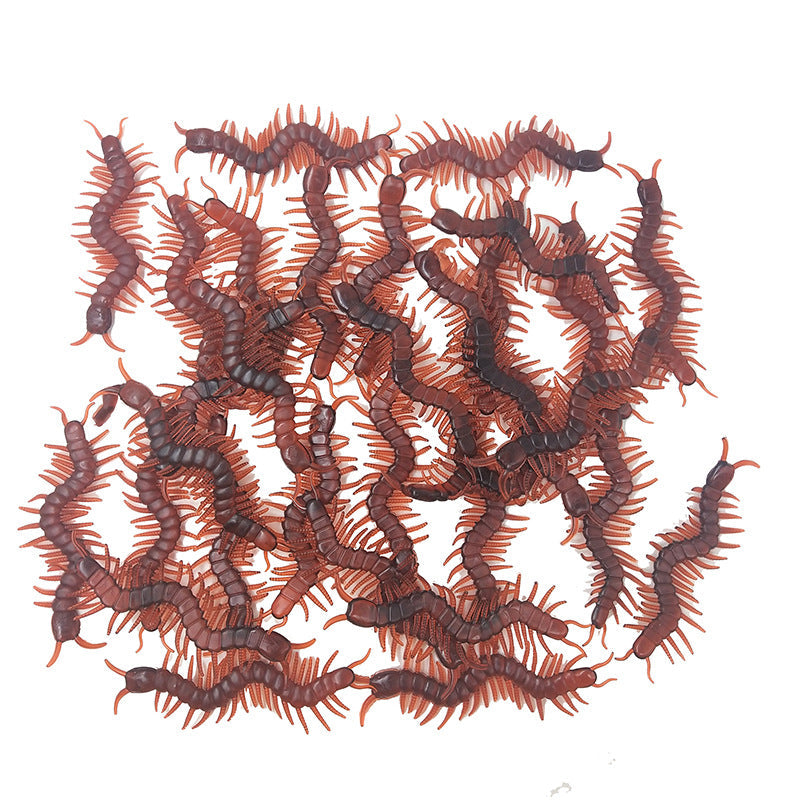 New Exotic Toys Simulation Animal Centipede Tricky Spoof Centipede April Fool's Props Halloween Props eprolo