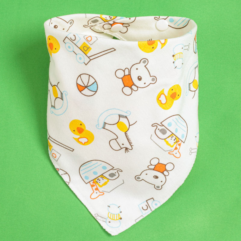 Baby Drooling Towel Baby Triangle Towel Double Layer According To The Buckle Newborn Child Headscarf Bib Scarf Spring And Summer Four Seasons eprolo