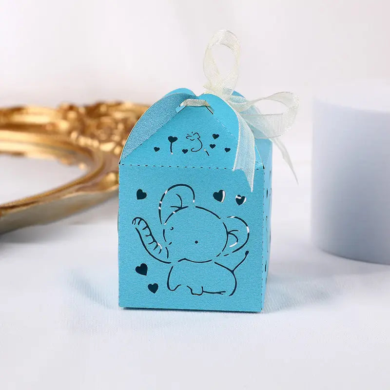 European Creative Xi Candy Box New Hollow Candy Box Small Elephant Laser Candy Box El Pazar