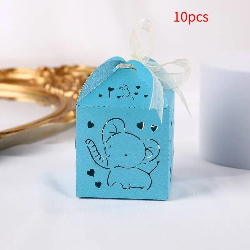 European Creative Xi Candy Box New Hollow Candy Box Small Elephant Laser Candy Box El Pazar