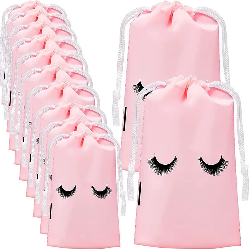 Eyelash Wear Rope Bag Bundle Mouth Pocket Small Cosmetics El Pazar