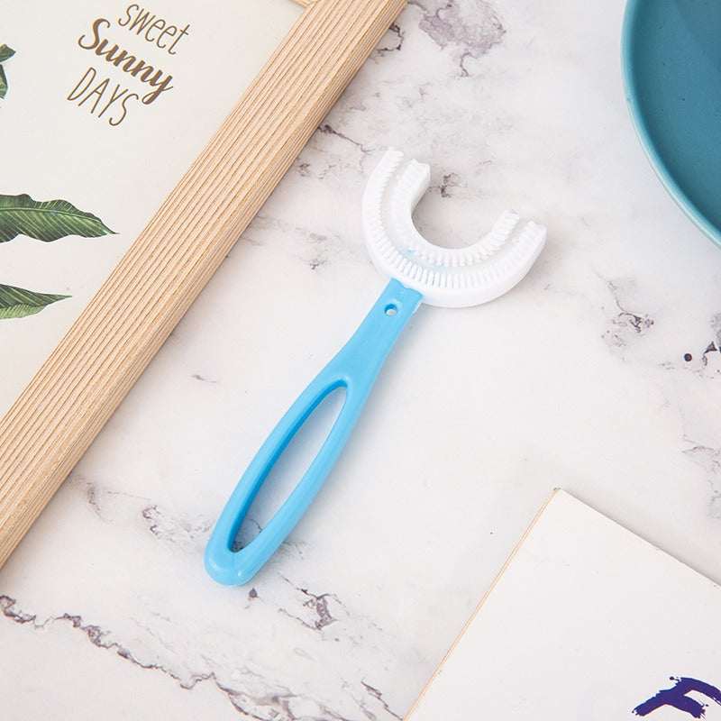 Children's U-shaped toothbrush for infants and young children aged 2-12 and above, oral manual soft bristled toothbrush eprolo