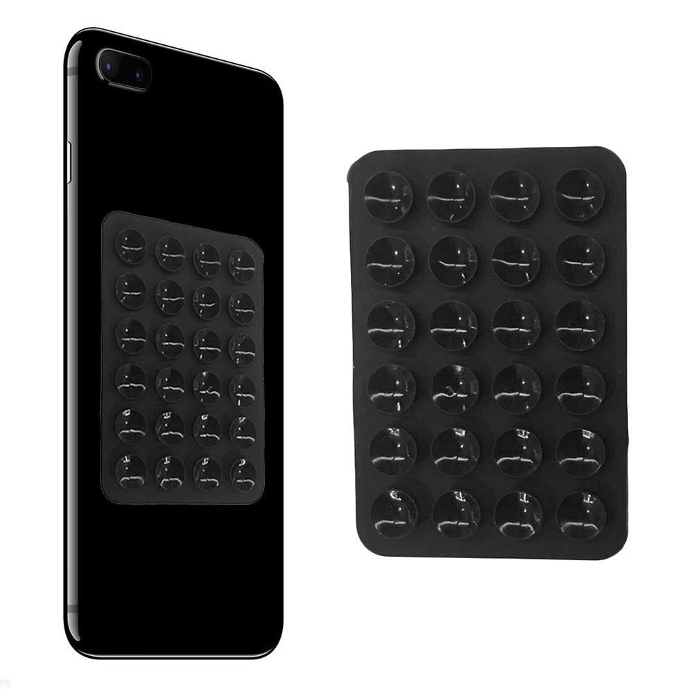 Thickened new mobile phone silicone suction cup 24 square suction cups mobile phone leather case silicone suction cup eprolo