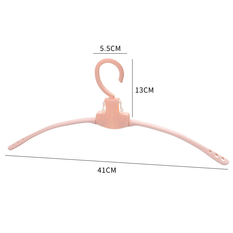Clothes Support Non-Slip Magic Plastic Foldable Clothes Hanger Travel Travel Portable Travel Clothes Drying Rack Hanger eprolo