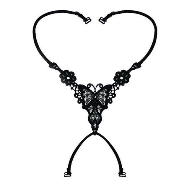 Butterfly Bra Strap Women Sexy Flow Brassiere Invisible Cross Backless Slip Back Adjustable Bra Free Shoulder Straps Underwear eprolo